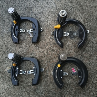 老式自行车锁单车密码固定锁马蹄锁圆形钢管锁蟹钳锁U型防盗车锁