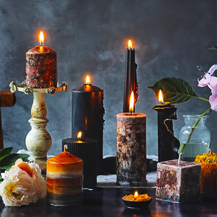 「文艺复兴」复古高级香薰蜡烛摆件高级感小众氛围感装饰品样板间