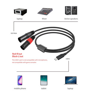 32Bti/384Khz解码/USB TYPE-C公转双卡农公立体声手机功放音频线