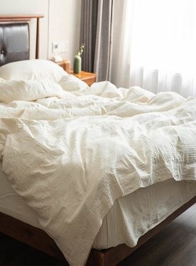 a类原棉全棉单件被套200x230无漂染白色纯棉被罩150x200单双人