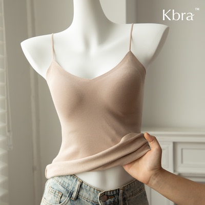 Kbra巨遮副乳！保暖背心女内搭冬