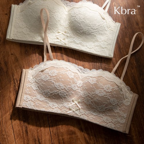 Kbra法式蕾丝内衣女夏薄款