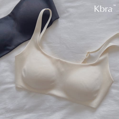 Kbra方领内衣女夏薄款无痕抹胸