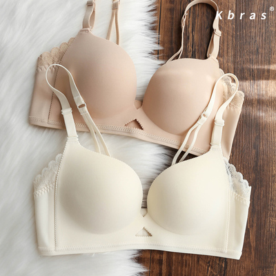 Kbras简约无聚拢上托文胸