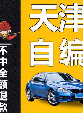 天津新能源选号汽车12123自编自牌照车牌预选