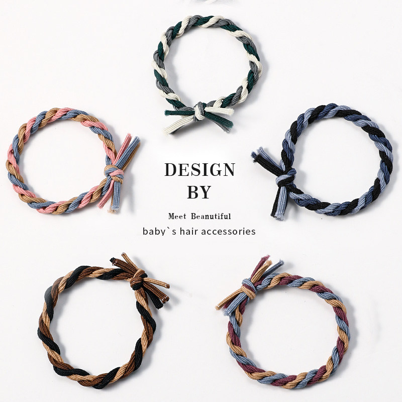 高弹力发圈网红扎头发橡皮筋编织发绳儿童发饰头绳女简约头饰品,家庭/个人清洁工具,发圈/发网,淘宝优惠券,粉丝福利购,淘宝优惠卷