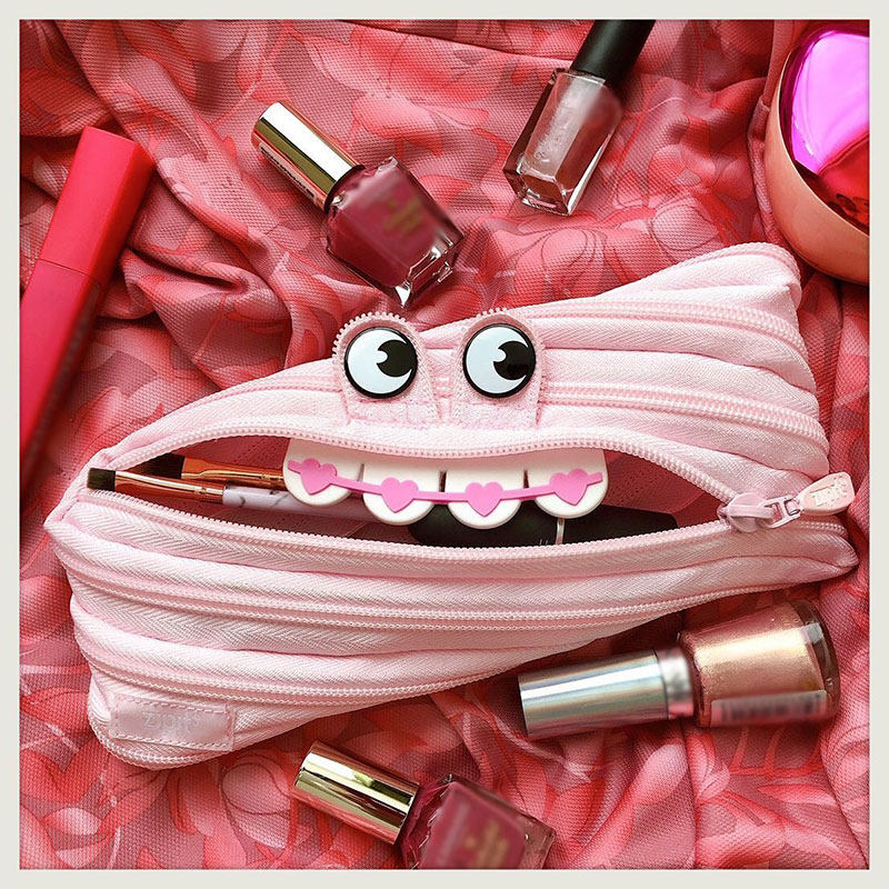 开学季新款ZIPIT大板牙牙套妹妹怪兽笔袋拉链包文具收纳化妆包M,文具电教/文化用品/商务用品,笔袋,淘宝优惠券,粉丝福利购,淘宝优惠卷