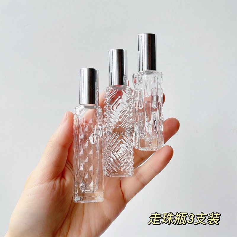 香水分装瓶走珠瓶玻璃空瓶高档便携小样滚珠精油按摩10毫升喷雾瓶