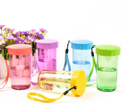 特百惠雅致随心杯300毫升容量密封学生水杯便携防漏