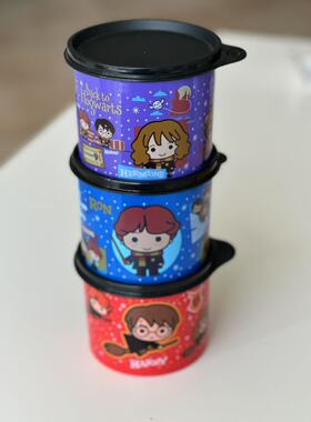 (海)圆形卡通圆罐哈利波特600ml