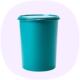 干货盒_尺寸25 粉色圆桶 10L孔雀蓝 30cm 海