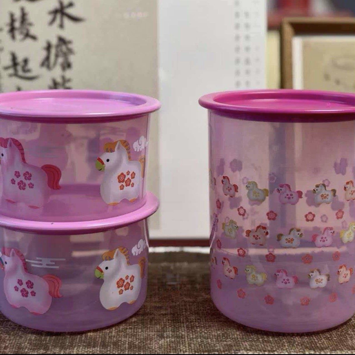 （海）限量款粉色马年噼啪桶575ml/1.25L