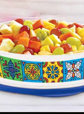 （海）特百惠2.5L堆叠保鲜盒 蓝色