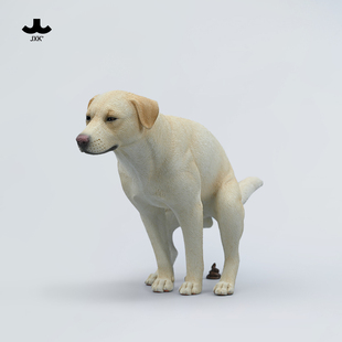 搞怪狗狗周边仿真摆件周边潮玩桌面手办 现货JXK半蹲拉布拉多模型