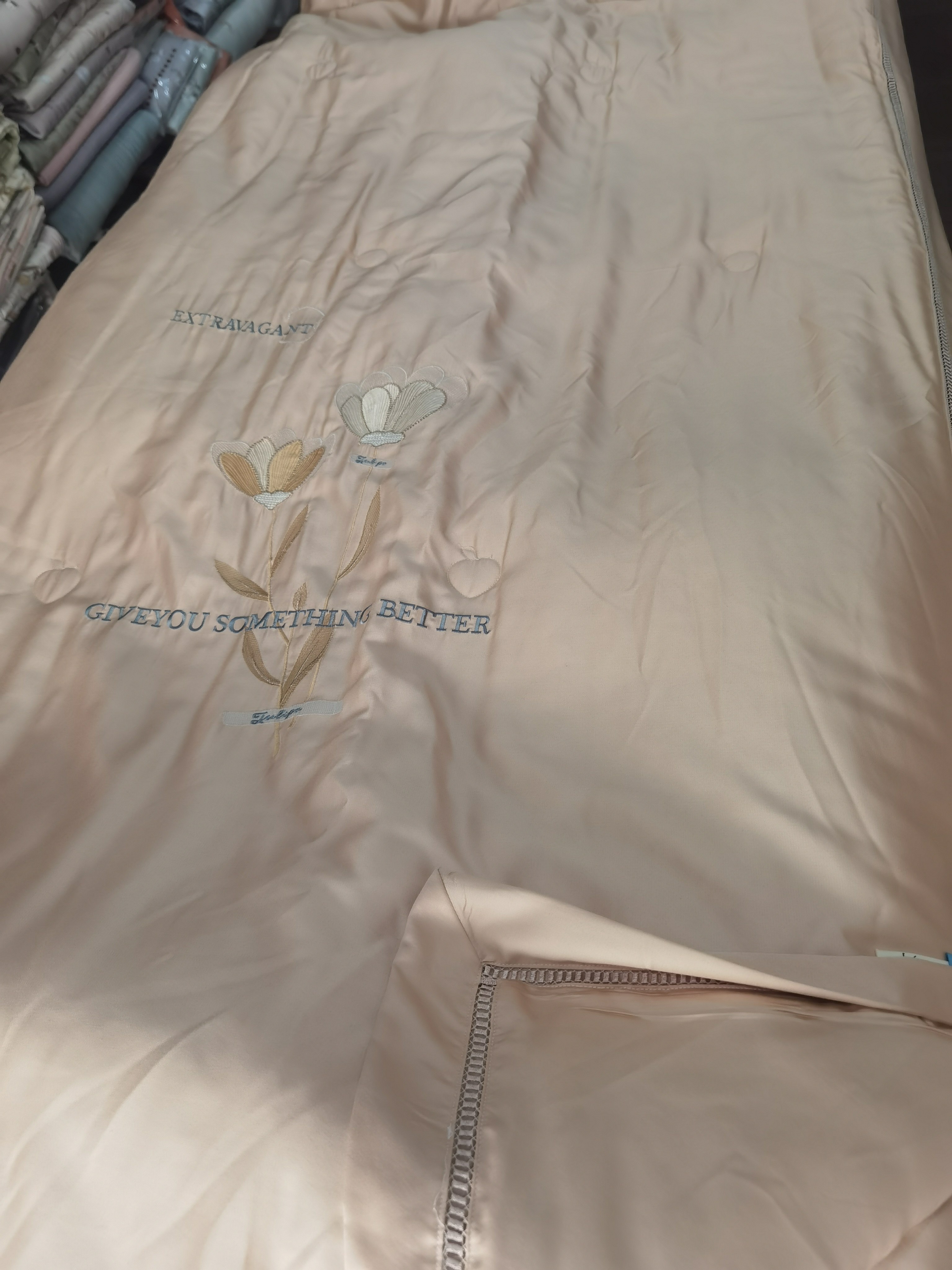 香港红苹果天丝夏凉被商场撤柜正品莫代尔天丝绣花蚕丝夏凉被双人