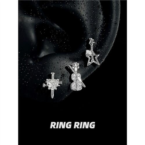 对弈琴决RINGRING商店耳骨钉医用钛钢耳钉女耳饰2026新款爆款耳环