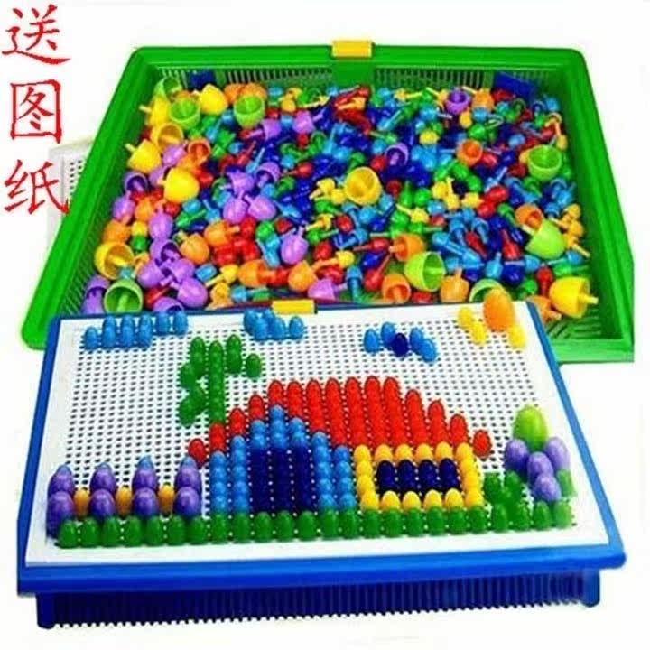 拼画画板教育儿童玩具小蘑菇钉幼儿园开智专注力男女宝宝趣味圆形|msdalam kategori Toy/bayi/teka-teki/blok bangunan/model, manik/teka-teki/Pasangan/pemasangan/Pukul mainan, teka-teki/teka-teki - dari Buy2taobao.com untuk memberikan perkhidmatan ejen Taobao profesional membeli
