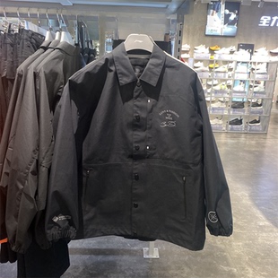 宽松翻领运动开衫 男子休闲时尚 夹克AFDU043 新款 李宁外套2024春季