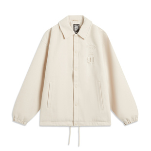 李宁运动生活系列男子外套时尚 休闲百搭翻领宽松夹克外套AJDU269