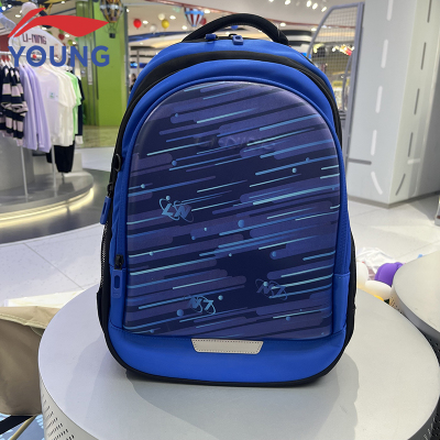 李宁儿童男童女童书包2025秋季星璇翼减负学生背包双肩包YBSU077