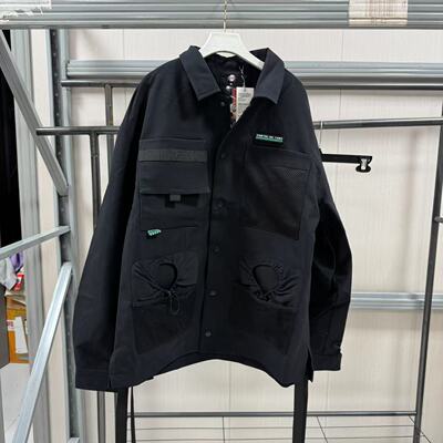 李宁LNG系列男子秋季外套宽松休闲时尚舒适百搭夹克外套LFDR213