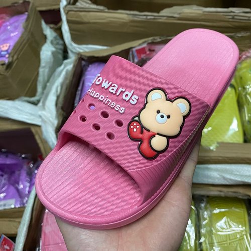 喜步佳PVC平跟底淑女一字拖