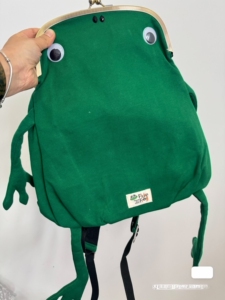 全新现货 日本GYM Fluke Frog 青蛙休闲双肩背包 墨绿色 正品保证