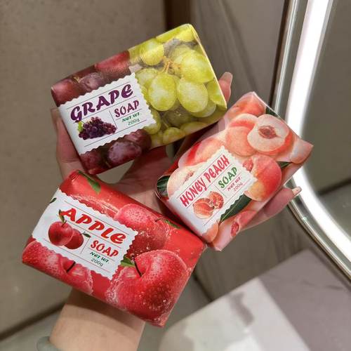 小红书爆款葡萄味香皂悦利加正品