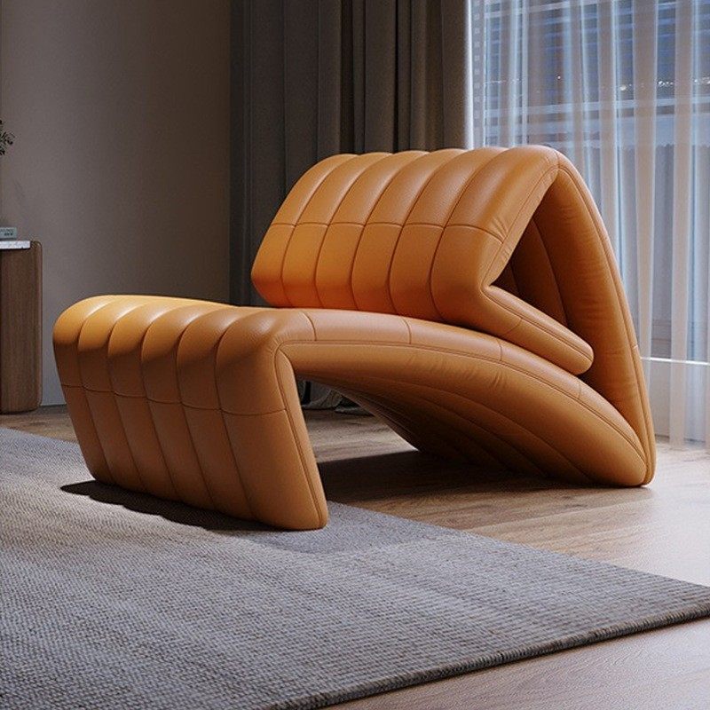 巴塞罗那意式单人沙发椅懒人异形折叠休闲设计师多功能躺椅,住宅家具,沙发椅,淘宝优惠券,粉丝福利购,淘宝优惠卷
