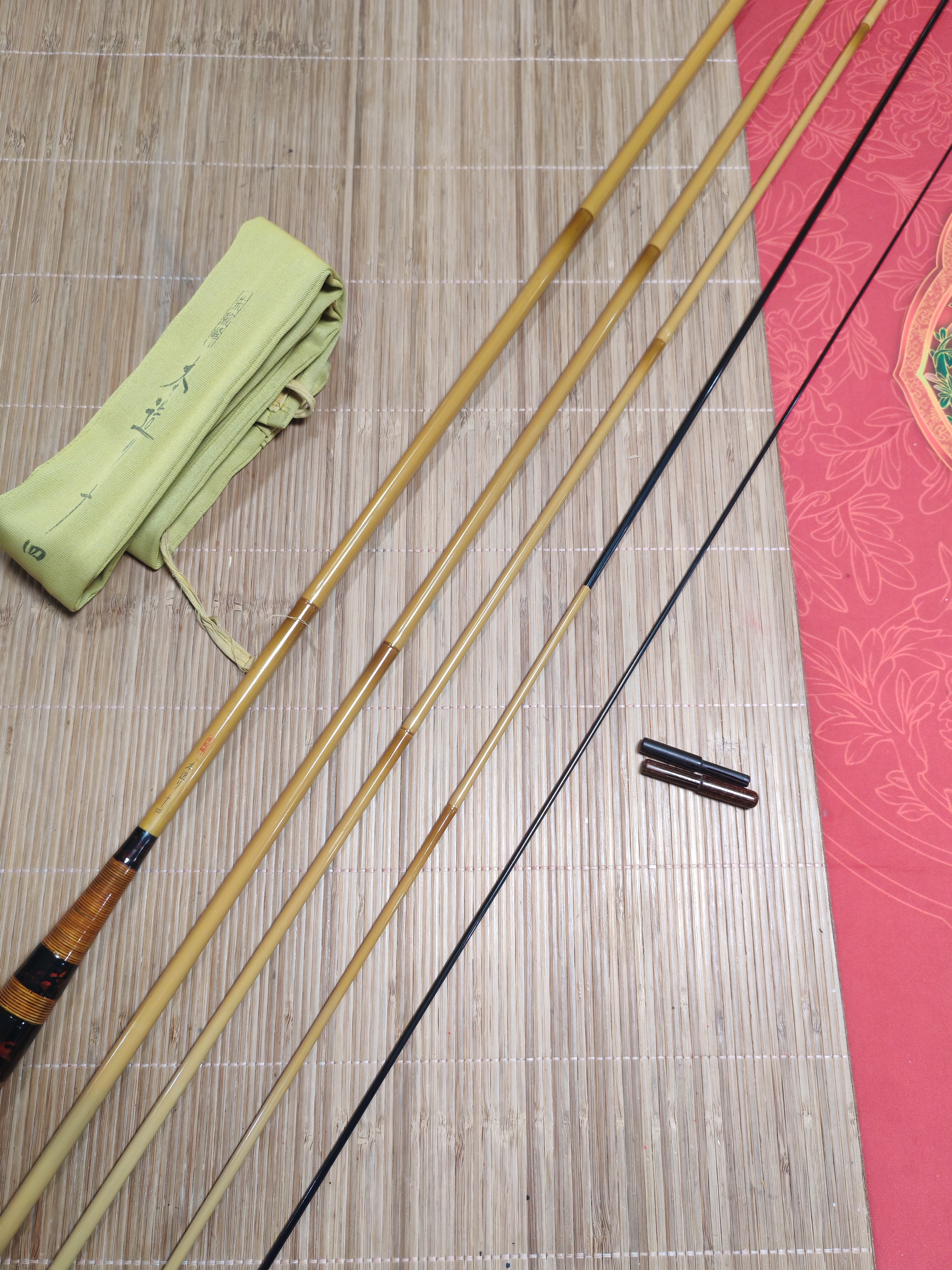 本-造14尺/4.2米日本西家二手并继户外水库野钓碳素台钓鱼竿手杆