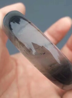 天然玉髓山水画手镯女款57mm