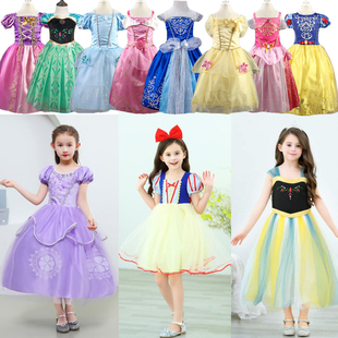 女童可爱裙子索菲亚公主裙六一儿童节舞台演出服连衣裙爱丽丝cos