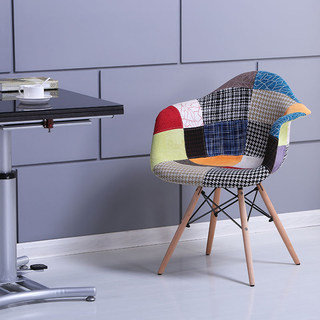 伊姆斯椅子现代简约书桌椅家用餐厅靠背椅电脑椅凳子软包北欧餐椅
