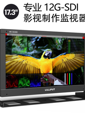 利利普LILLIPUT Q17专业4K 12G-SDI影视制作3D-LUT导演HDMI监视器