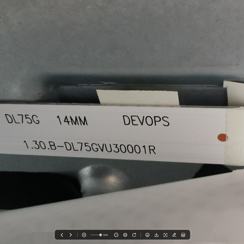 MS-T750-3030-01A-08 DL75G 14MM CC02-DL 1.30.B-DL75GVU30001R