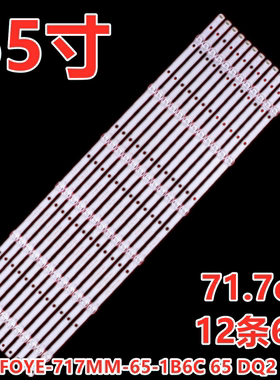 适用触控一体机CWY-750A灯条FOYE-717MM-65-1B6C 65 DQ2 6X12背光