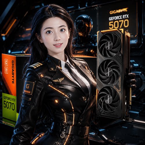 智灵同款 技嘉 RTX 5070 台式电脑游戏独立显卡 DLSS4 AI渲染显卡