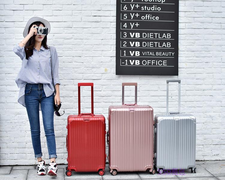 ELLE拉杆箱同款旅行箱万向轮20男皮箱子PC防潮24女学生28寸行李箱