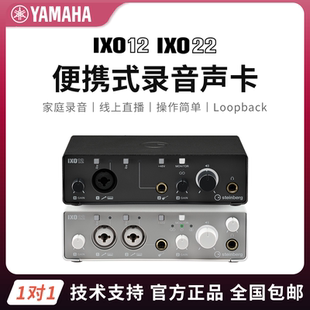 Yamaha 录音声卡直播 新品 IXO22 IXO12 雅马哈 首发 Steinberg