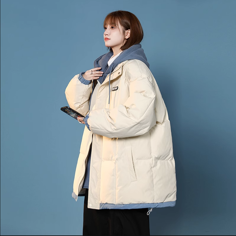 孕妇装冬季装韩版中长款上衣保暖加厚孕妇外套羽绒服棉衣棉服大衣