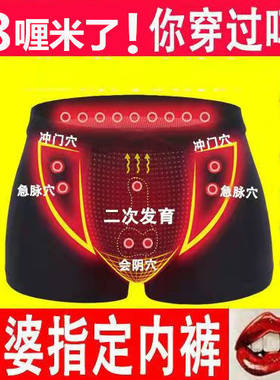 2条勃根保健青年奢华风平角内裤