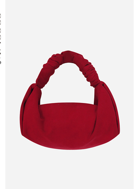 COCOLAN羊皮羊反绒饺子手铃手提包包女CL8B1203