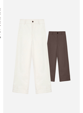 COCOLAN【米咖裤】2025秋季新款直筒裤长裤女休闲裤CL6K7075