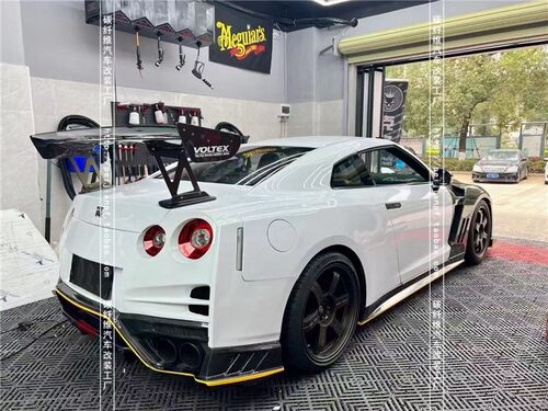 适用于日产GTR35碳纤维尾翼R35改装Voltex大尾翼定风翼扰流板机翼
