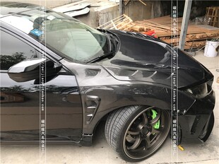 适用本田十代思域碳纤维叶子板CIVIC FK7改装开孔翼子板沙板包围