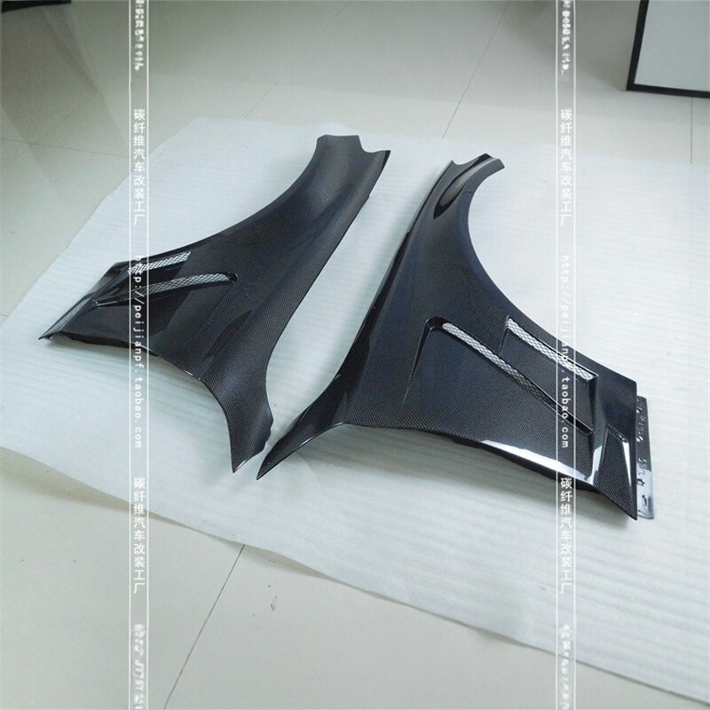 适用于奔驰C级W205 Coupe碳纤维叶子板C63专用开孔翼子板沙板包围