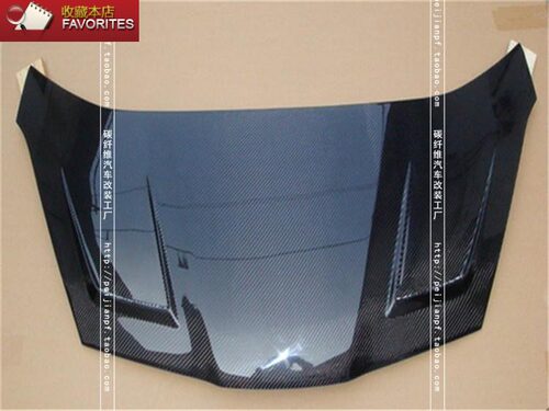 适用于本田飞度碳纤维机盖FIT GE8改装开孔引擎盖机头盖前盖包围