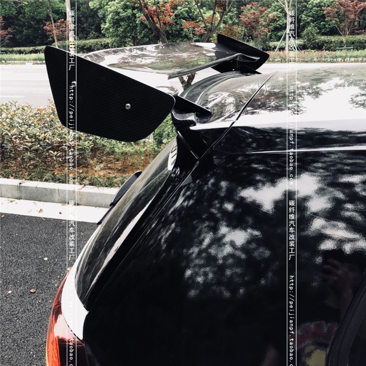 大众改装顶翼定风翼碳纤维尾翼