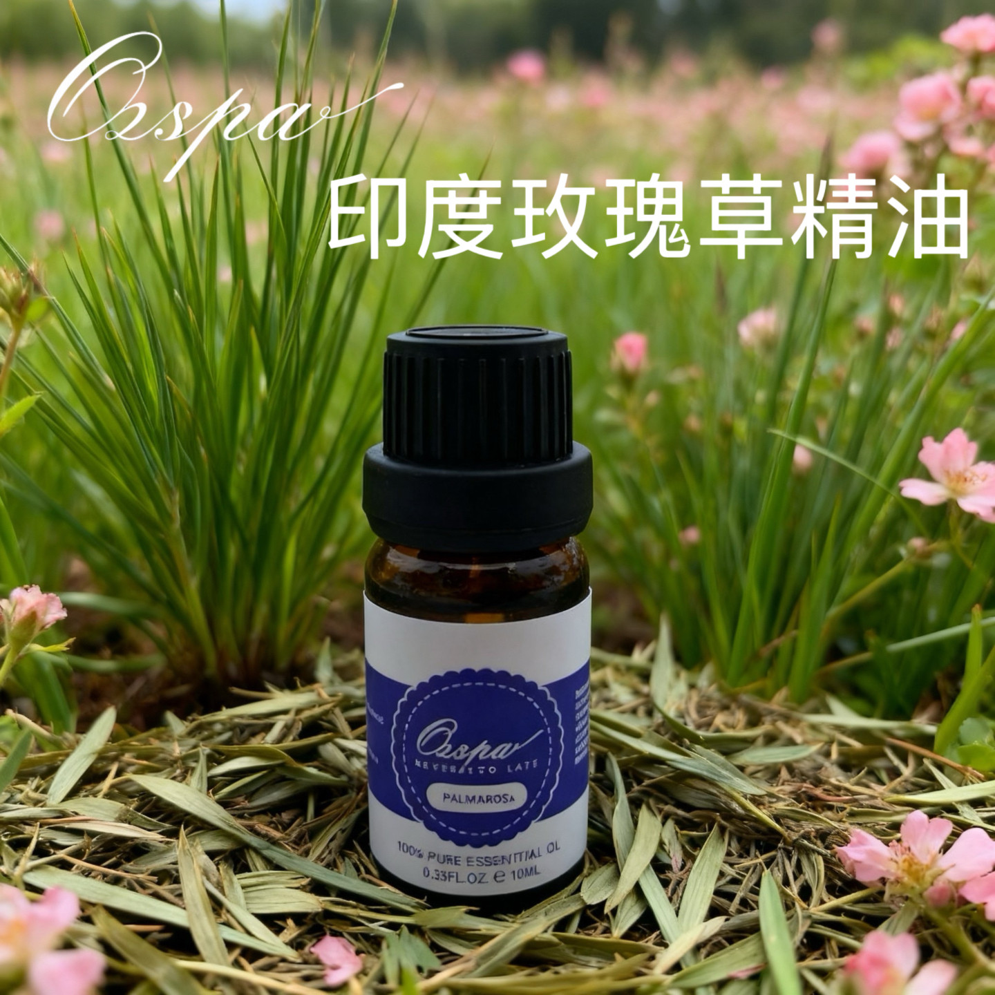 Ozspa玫瑰草精油天然植物萃单方精油