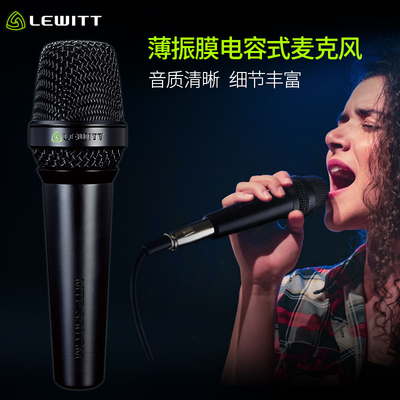 LEWITT/莱维特 MTP350CM手持电容麦克风直播舞台户外网红声卡套装